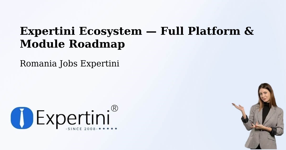 Expertini Ecosystem — Full Platform & Module Roadmap – Soloneț