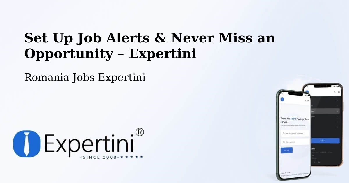 Job Alerts Guide – Get Notified About New Jobs in Soloneț - Soloneț, Romania Jobs Expertini